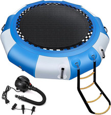 6.5FT Inflatable Swim Platform Water Trampoline for Lake, Recreational Water Bou