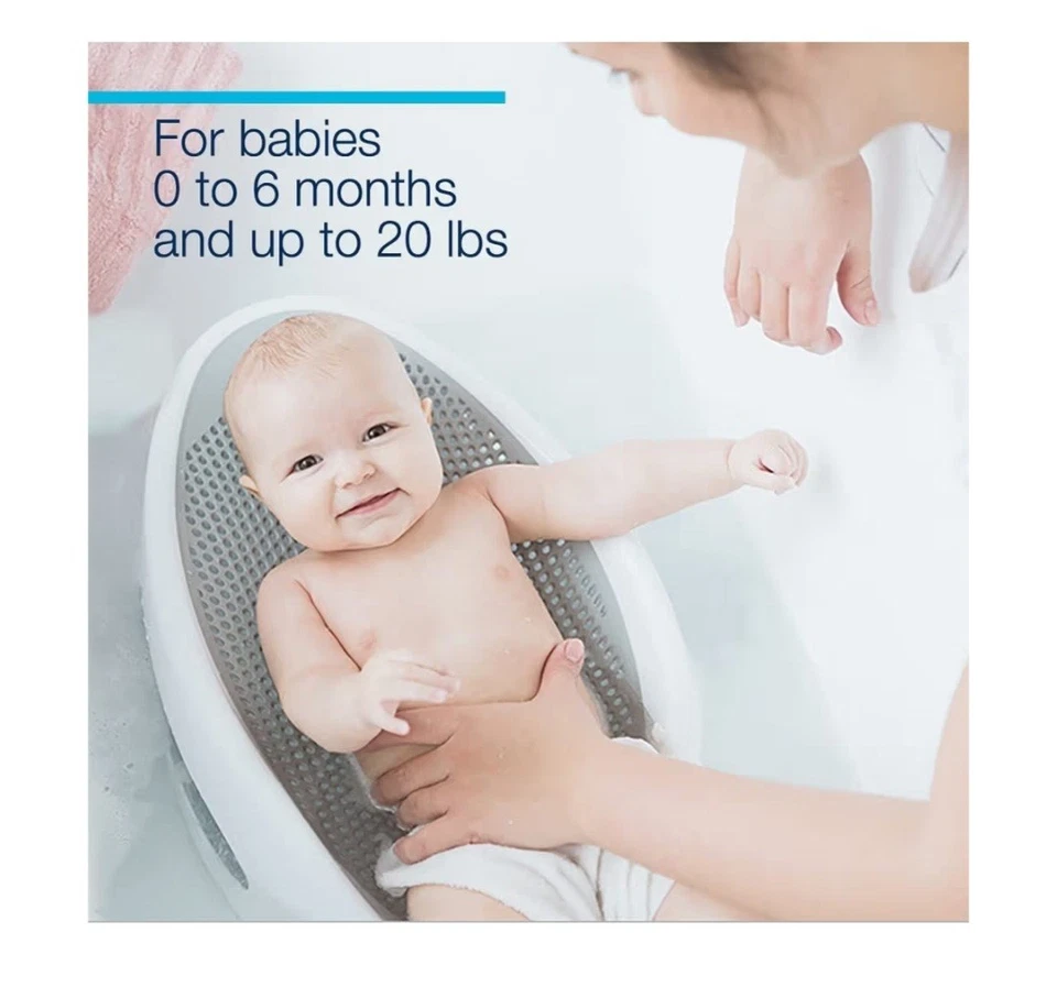 Поддержка детской ванны Angelcare (серая) | Идеально подходит для младенцев младше 6 месяцев - Изображение 3 из 4