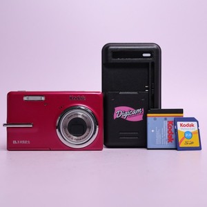 Kodak Digital Camera EasyShare M893 IS 8.1MP Pink Tested Full Working Set