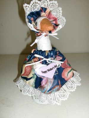 Best Dressed goose geese clothes outfit 7'' desk - 9'' BABY Mother's Day 573-37
