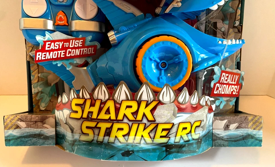 Little Tikes Shark Strike RC Remote Control Car Chomping 360 Spins NEW in Box - Image 3 of 4