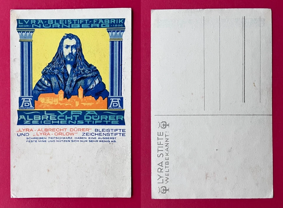 Reklame AK NÜRNBERG um 1930 LYRA Stifte     ( 167286 - Bild 1 von 1