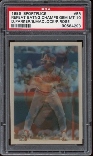1986 Madlock, Parker, Rose #58
