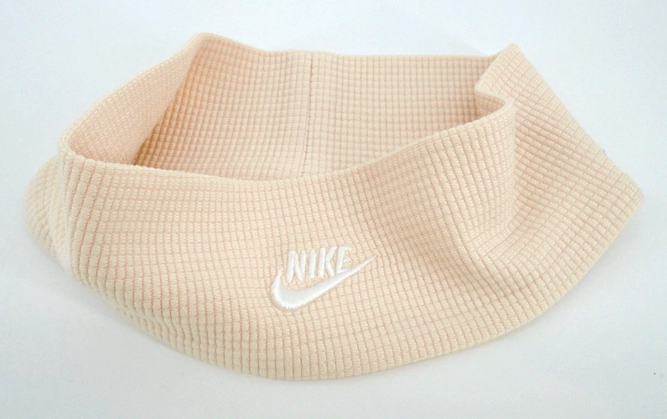 Faixa de cabeça feminina Nike waffle goiaba gelo/branco - Imagem 4 de 4