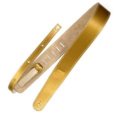 Gitarrengurt Richter Metallic Gold Gurt Gitarre NEU