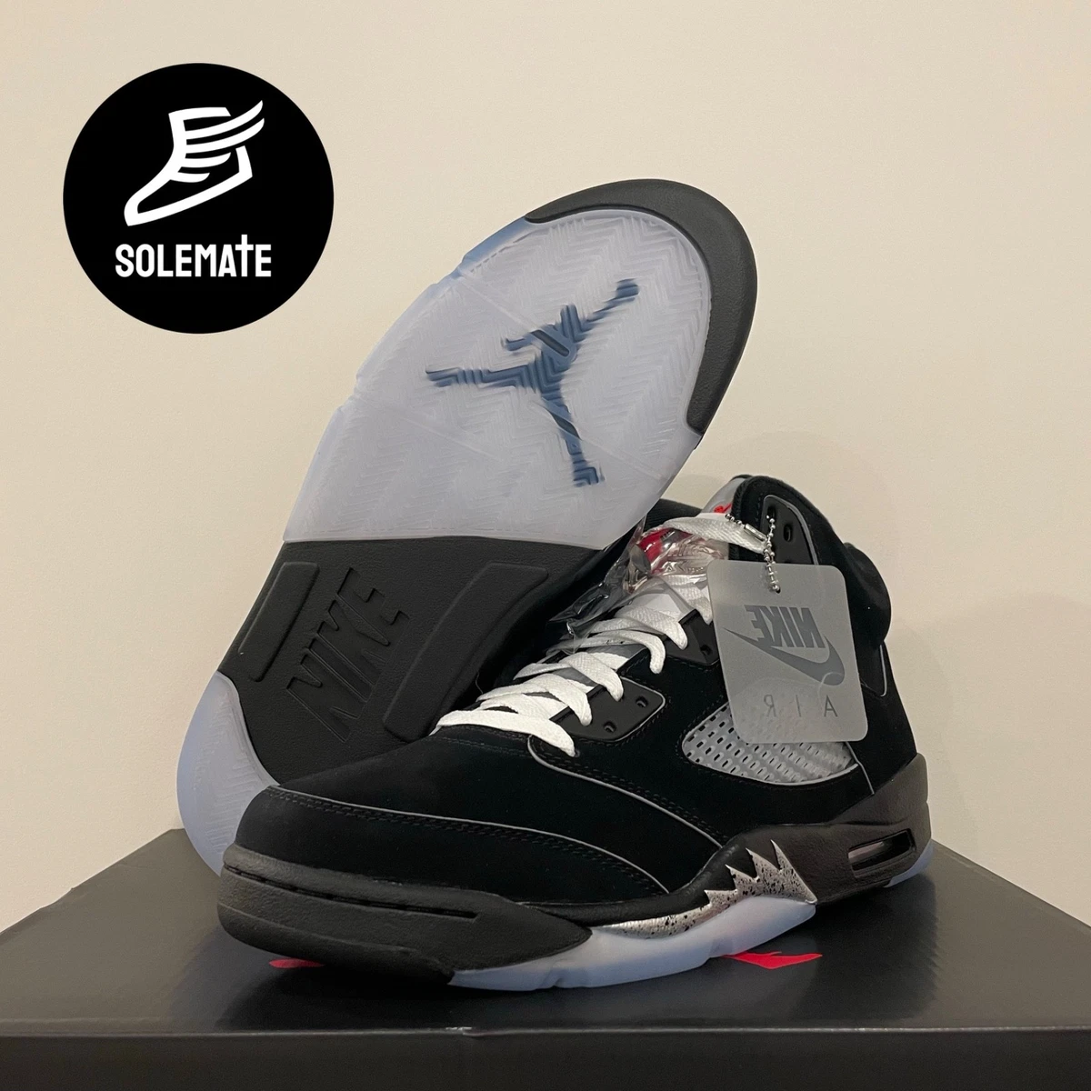 Jordan 5 OG 1990 White Fire Red | eBay