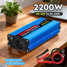 Inverter a Onda Sinusoidale Pura 1000W-4000W da DC 12V e 24V a AC 220V 50Hz