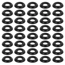 #8 Finish Countersunk Washer 100pcs 304 Stainless Steel Cup Screw Gasket Black