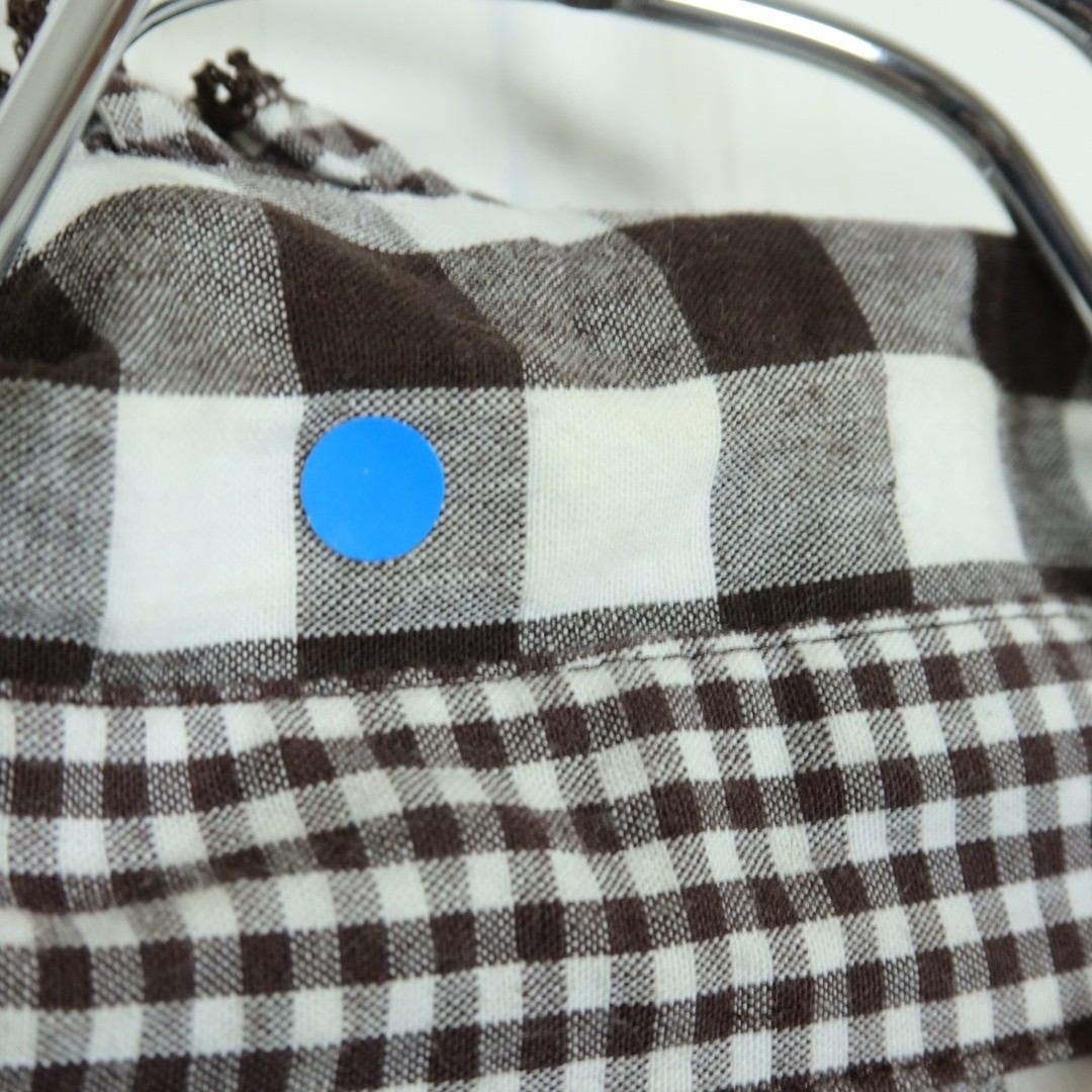 Pink HouseGingham Patchwork Tiered Ruffle Blouse … - image 10