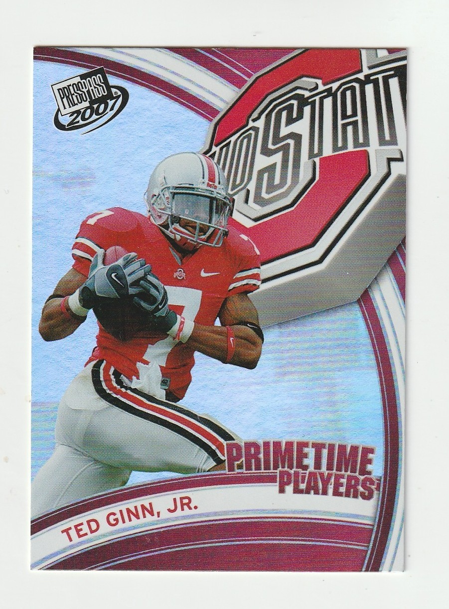 Ted Ginn Jr. Press Pass Primetime Players #PP12 Base