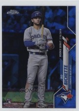 2020 Topps Chrome Update Sapphire Edition Rookie Debut Bo Bichette #U-1 e9y