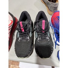 Brooks Glycerin 20 Womens Running Shoes Black Pink Blue Neutral Sneakers