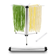Collapsible Pasta Drying Rack, Foldable for Easy Storage, Rotary Arms, Detach...