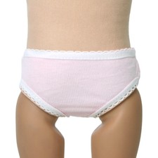 Light Pink Panties with Lace 18" Doll Clothes Fits American Girl Doll