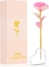 Valentines Day Rose Gifts for Her Kids, Birthday Gifts for Women Mom Galaxy Rose