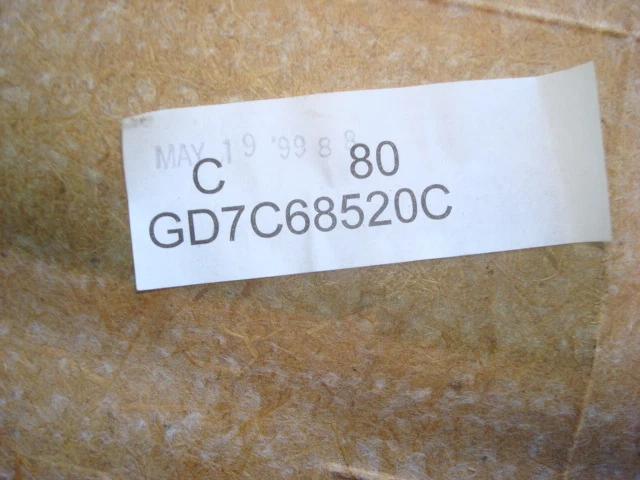 Mazda 626 1999 interior panel de puerta cubierta cubierta lado del pasajero trasero OEM Foto 4 de 4