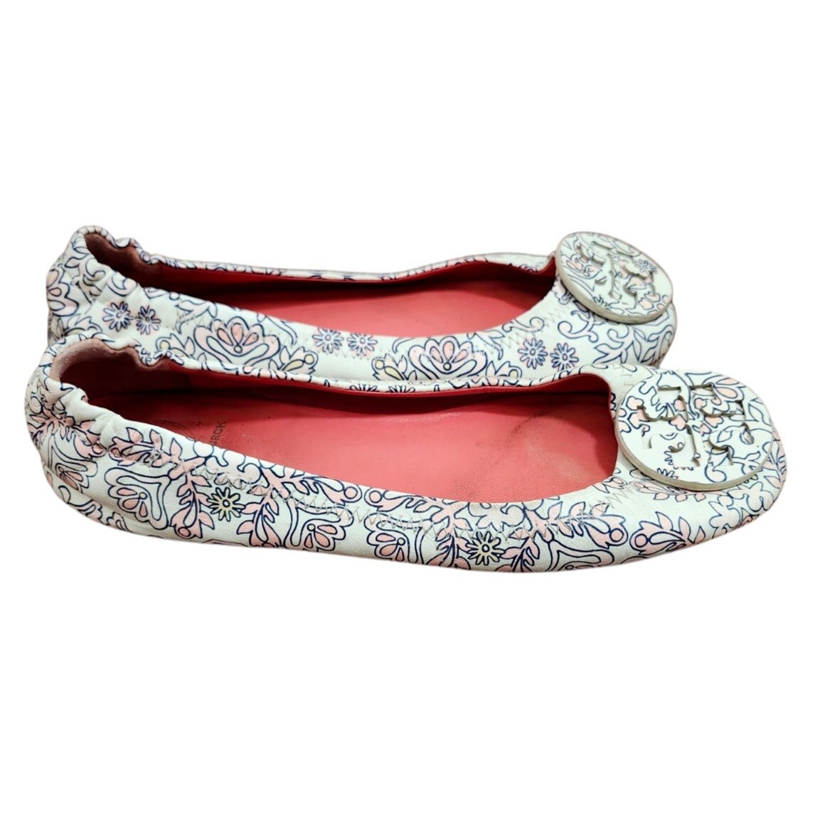 Tory Burch Minnie Travel ballet flats Leather Hicks Garden 6 thumbnail 2