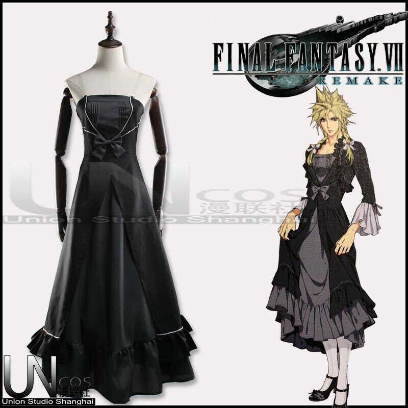 ff7 silk dress FF VII Remake Tifa Lockhart Dress Cosplay Costume