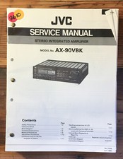 JVC AX-90 AX-90VBK Amplifier Service Manual Original 