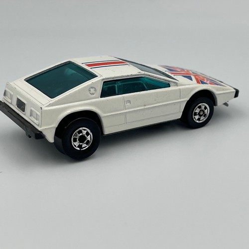 Hot Wheels Vintage 1978 White Royal Flash Lotus Esprit Union Jack Diecast 1/64 - Picture 4 of 7