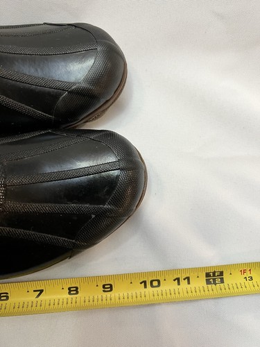 Sperry Winter Boots Black Quilted Material, Size 8 - Picture 9 of 12