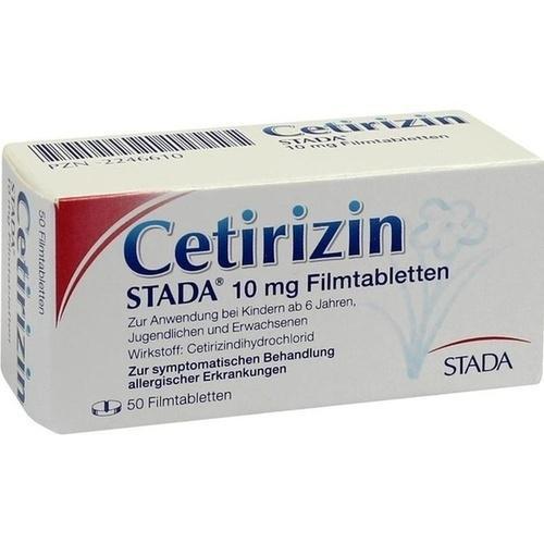 CETIRIZIN STADA 10MG ALLERGIE TABLETTEN 50ST 2246610