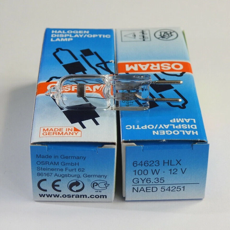 OSRAM 64623 12V100W Bulb Long Life 2000H Microscope Lamp NAED 54251 - Image 4 of 4