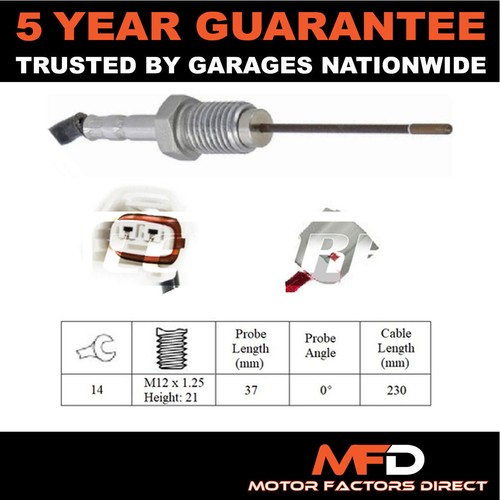 Fits Nissan Qashqai 20092013 1.5 dCi MFD Exhaust Gas Temperature