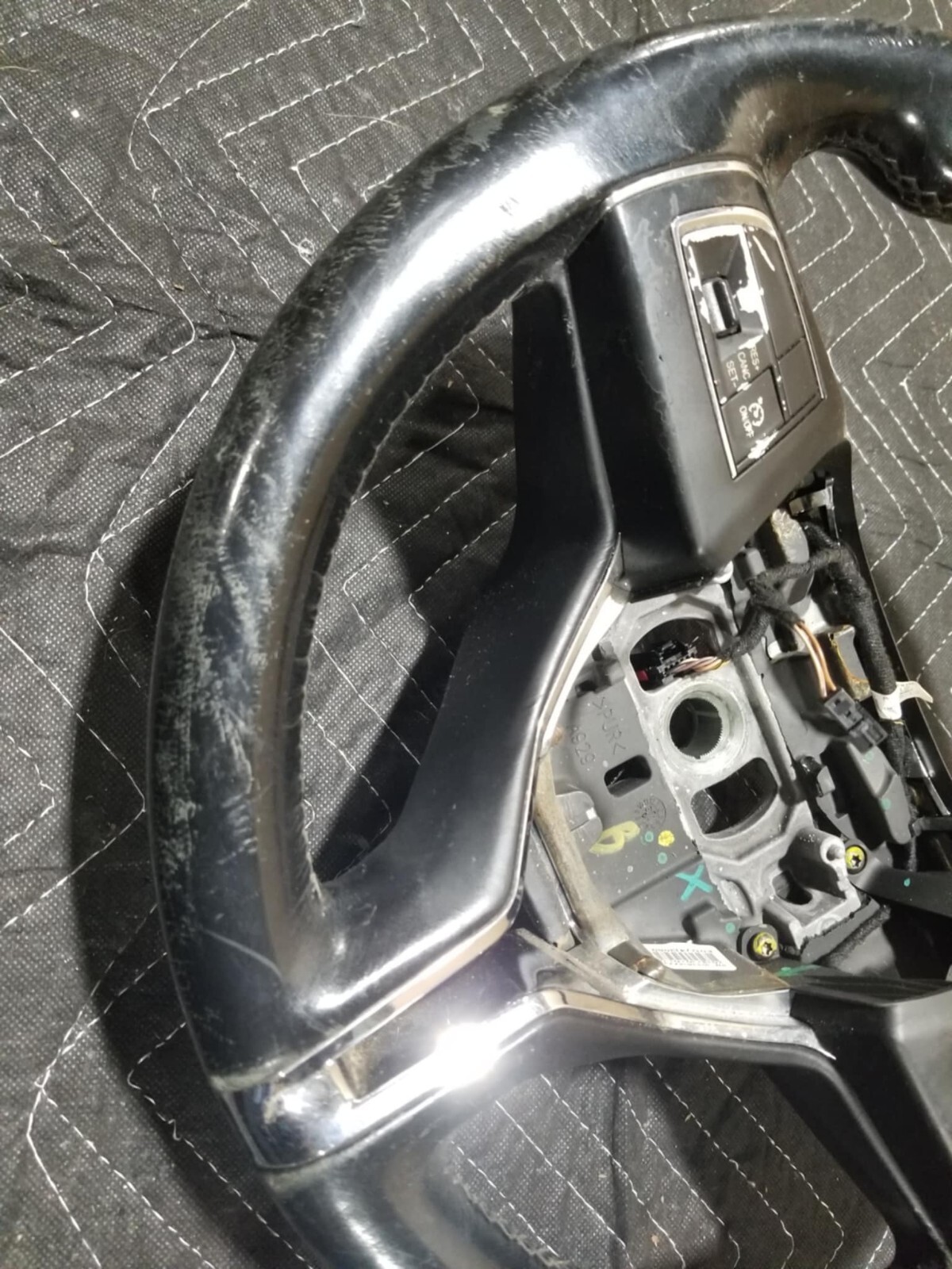 14-20 Maserati Ghibli S M157 Steering Wheel Black 670044602 OEM #116