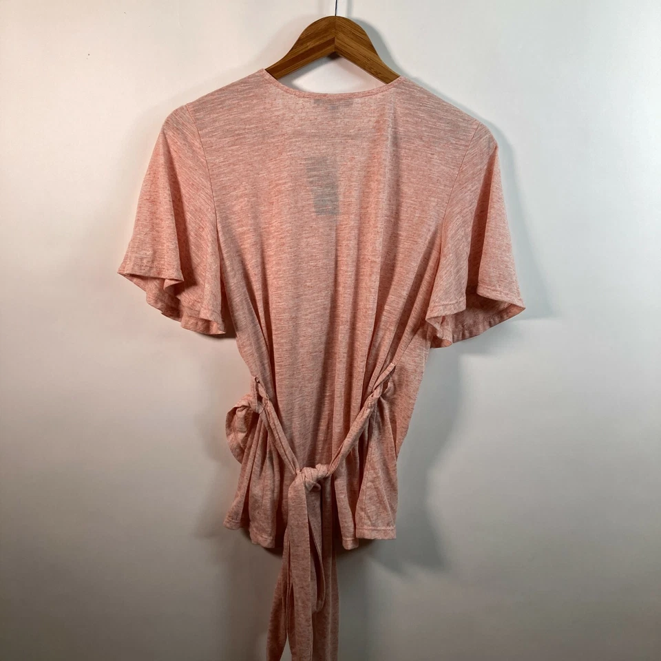 Top delantero cruzado rosa talla M edición Max para mujer nuevo con etiquetas Foto 2 de 4