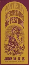 JIMI HENDRIX Grateful Dead WHO Janis Joplin MONTEREY POP HANDBILL Ticket Form