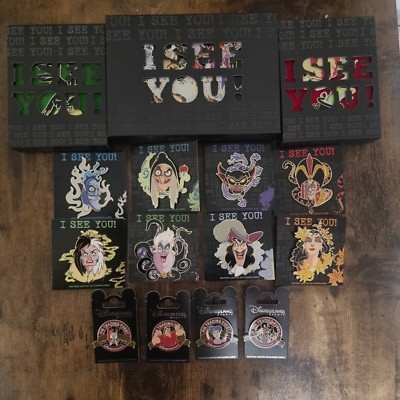 Disneyland Paris I See You Villains Pin Trading Event LE425 Limited Edition DLP