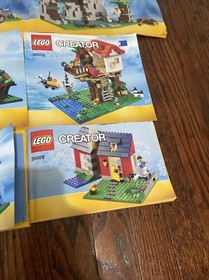 LOT of 9 LEGO CREATOR Booklets INSTRUCTION Manuals ONLY- 31009 31010 31025