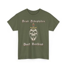 Dead Pedophiles Don't Reoffend Old Eng .- Tee