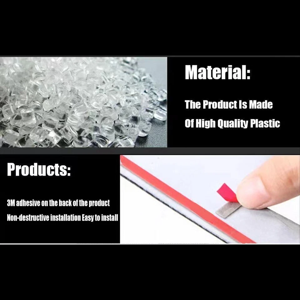 Cubierta de marco de decoración interior rojo brillante para Benz Smart Fortwo 2009-2015 Foto 4 de 4