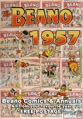 Beano Comics & Annuals from 1957 #755 - 806 Choose your Issue. Great Gift Idea!
