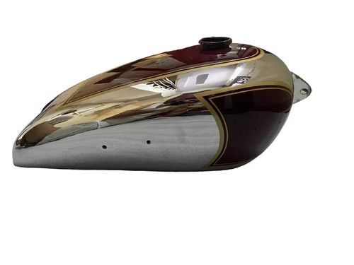 BSA B31 MAROON PAINTED CHROME STEEL GAS FUEL PETROL TANK |Fit For - Picture 4 of 6