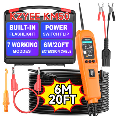 KZYEE 12V 24V Powerscan Power Circuit Probe Electrical System Tester For Truck