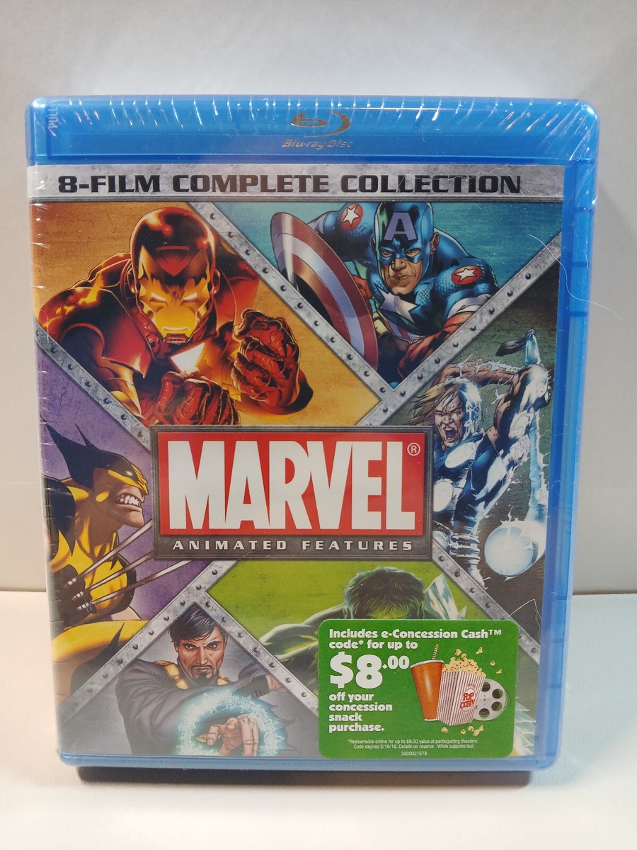 MARVEL作品　Blu-ray&DVD　8作セット Marvel Animated Features 8-Film Complete Collection (Blu-ray
