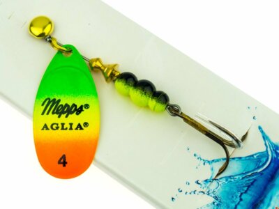Mepps Aglia Fluo #4 9g Lure genuine French spinner COLOURS 
