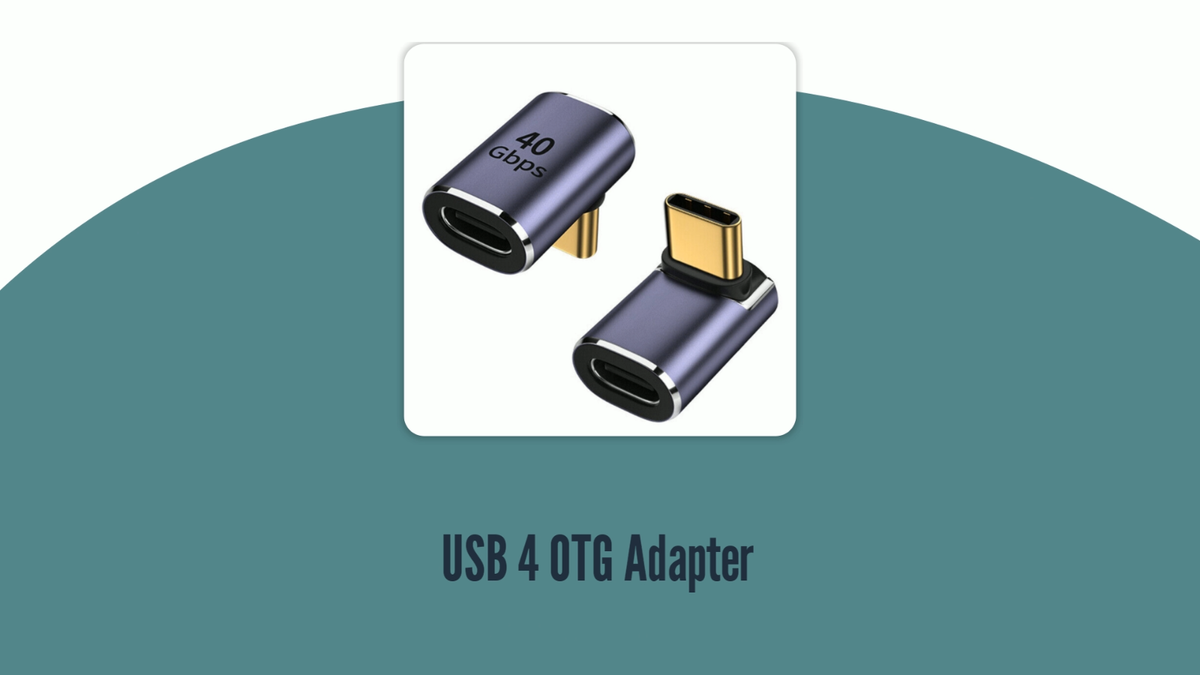 I58S USB tipo C 90° adattatore maschio a femmina, 90 gradi USB4