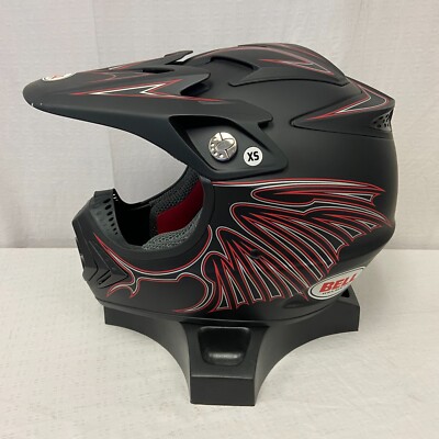 Bell Moto-8 Motocross Helmet Razorwing Matte Black/Red Size XSmall