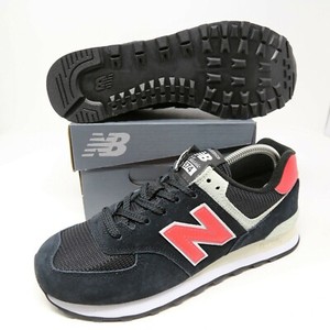 new balance red black 574