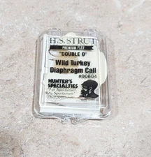VINTAGE H. S. STRUT #00840 PREMIUM FLEX "Double D" Wild Turkey DIAPHRAGM Call