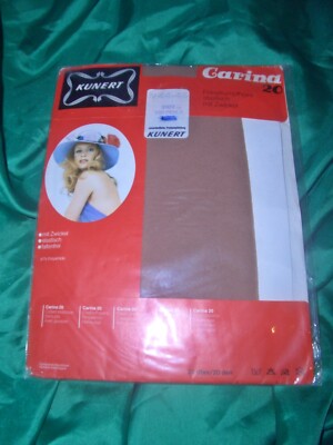 VINTAGE RETRO Kunert Carina Nylons Feinstrumpfhose Gr. 44-46 perle 20 den OVP