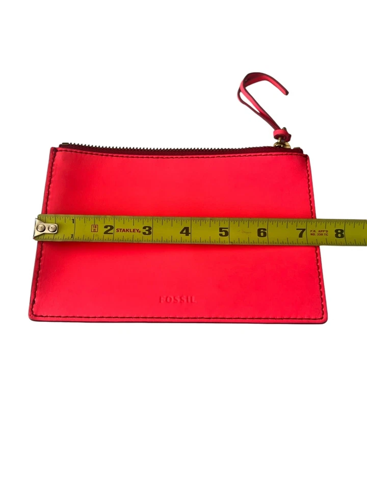 Fossil Neon Pink Wristlet Pouch  - Image 4 of 4