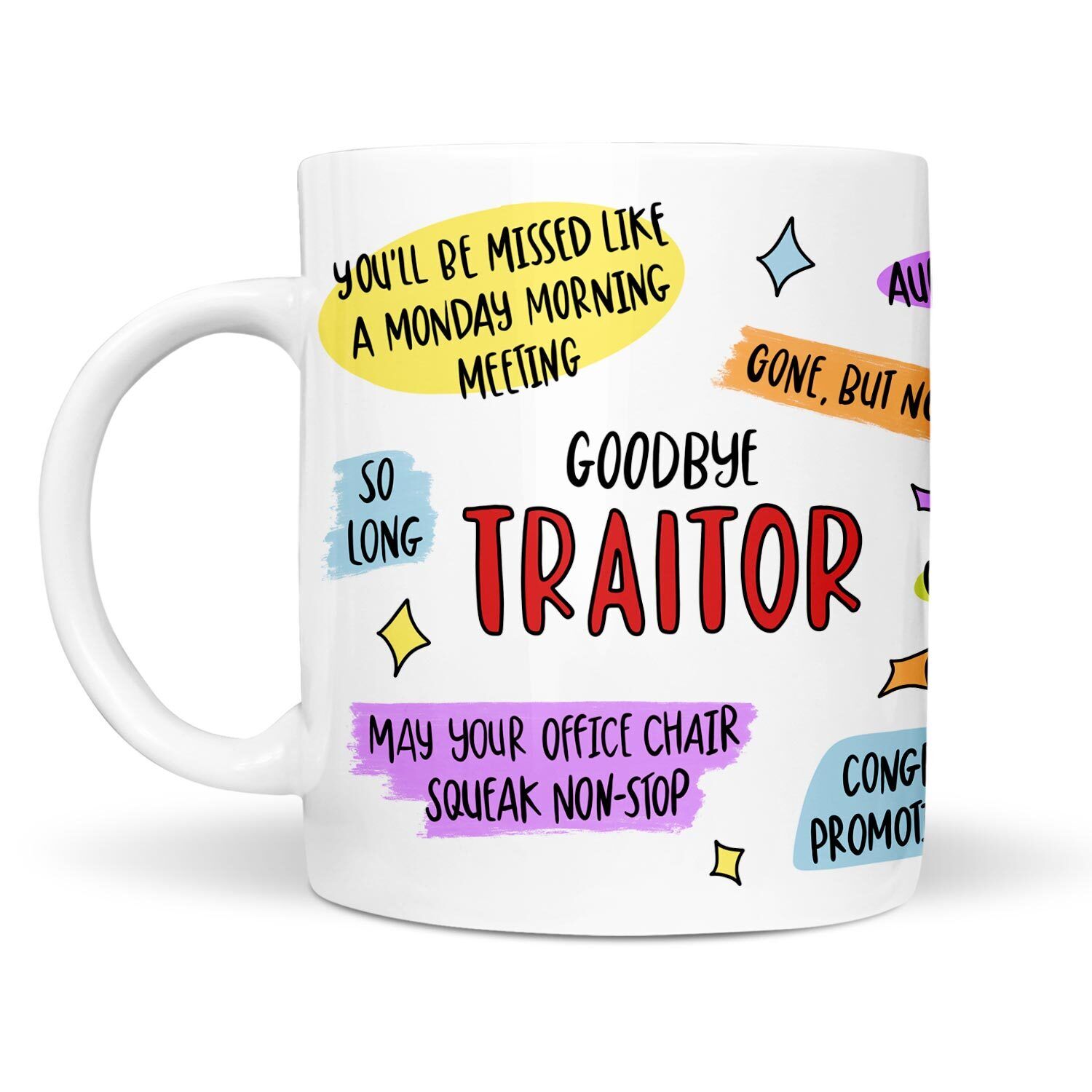 Traitor Mug Work Leaving Gift Good Luck in New Job Funny -  Denmark