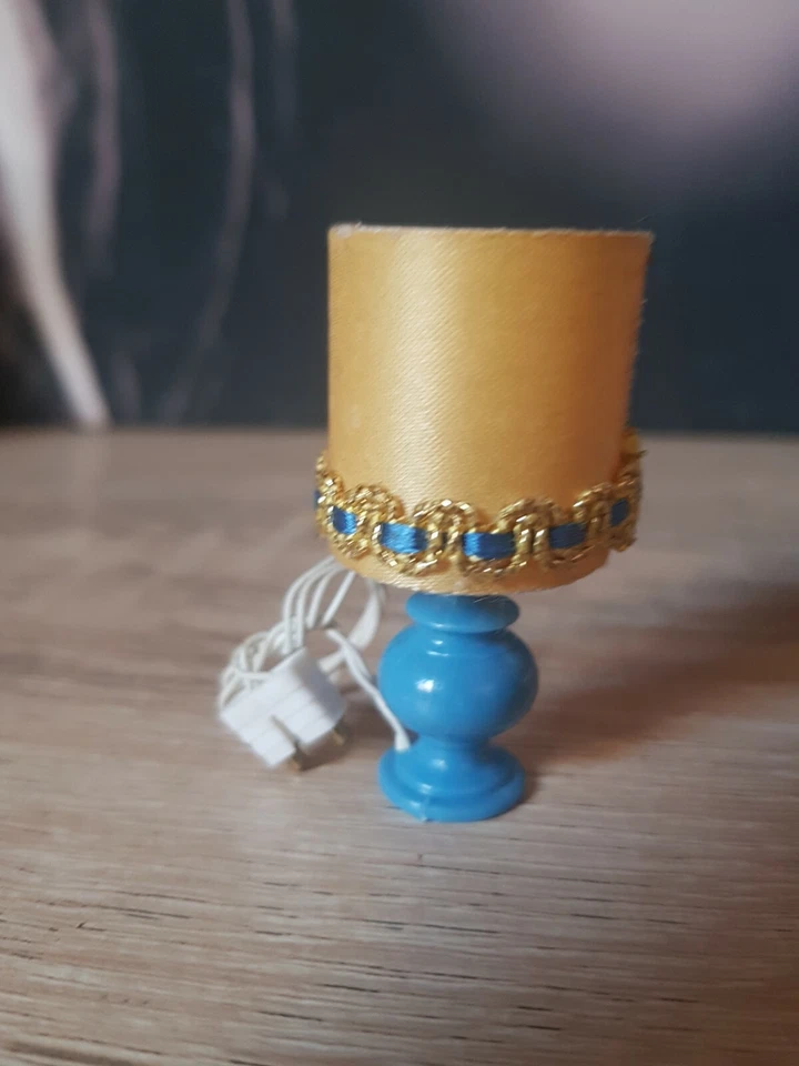 PETITE LAMPE MAISON DE POUPÉE MINIATURE ACCESSOIRE JOUET VINTAGE - Photo 4/4