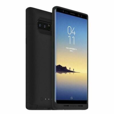 Mophie Juice Pack schmale kabellose Ladebatteriehülle schwarz für Samsung Note8