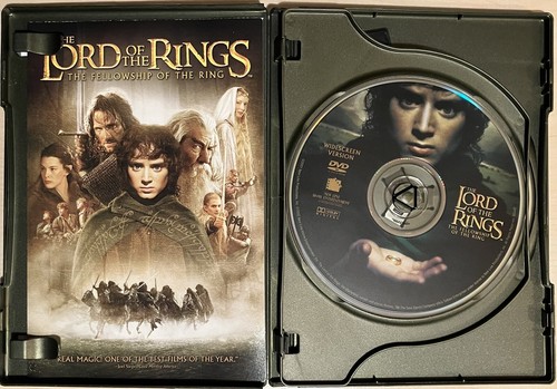 Lord Of The Rings Movie Trilogy by JRR Tolkien, Set Of 6 DVD's, VG, used - Picture 5 of 8